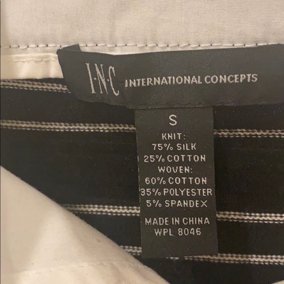 INC Short sleeve silk sweater - Picture 3 of 4